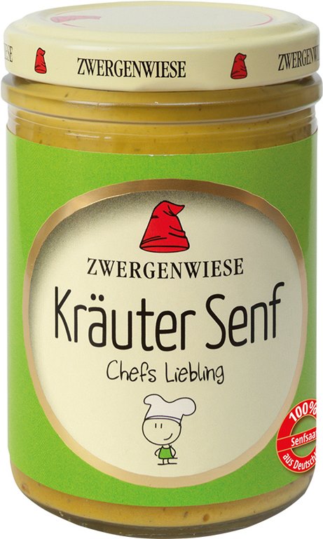 Zwergenwiese Kräuter Senf 160ml