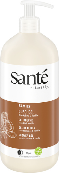 Sante FAMILY Duschgel Bio-Kokos & Vanille 950 ml