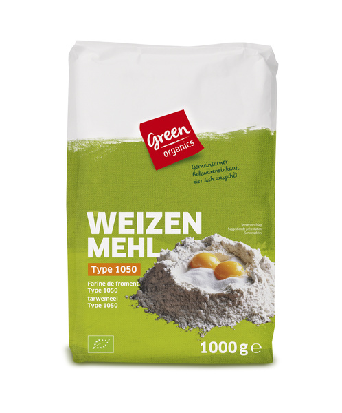 greenorganics Weizenmehl Type 1050 1 kg