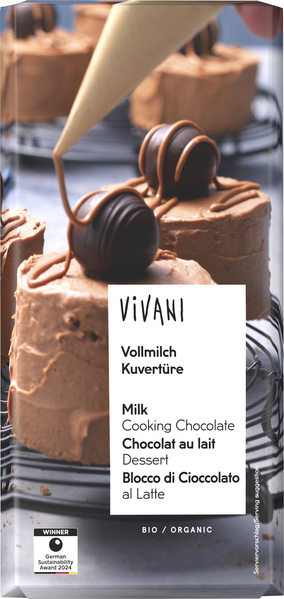 Vivani Vollmilch Kuvertüre 150 g
