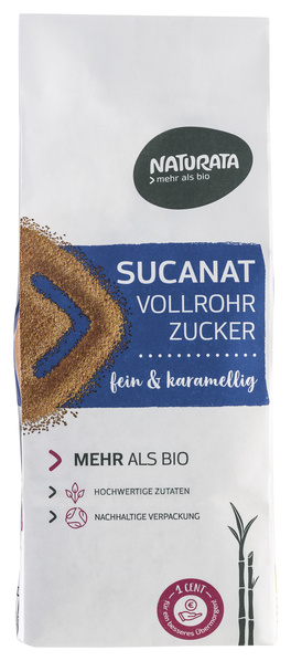 NATURATA Sucanat Vollrohrzucker 400 g