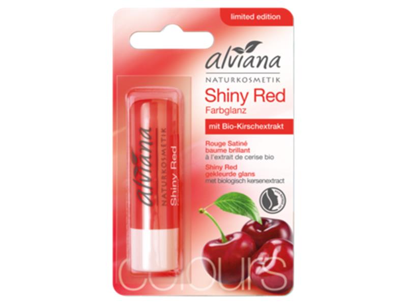 alviana Lippenpflege Shiny Red 4,5g
