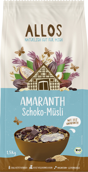 Allos Amaranth Schoko Müsli Großp. 1.5 kg