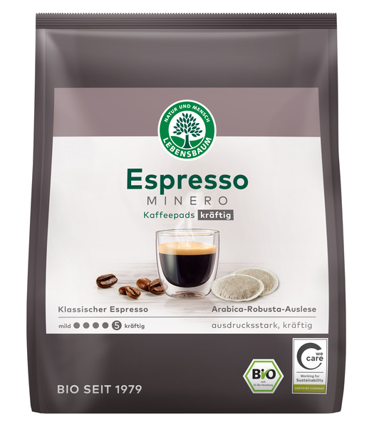 LEBENSBAUM Espresso minero 18 Pads 126 g
