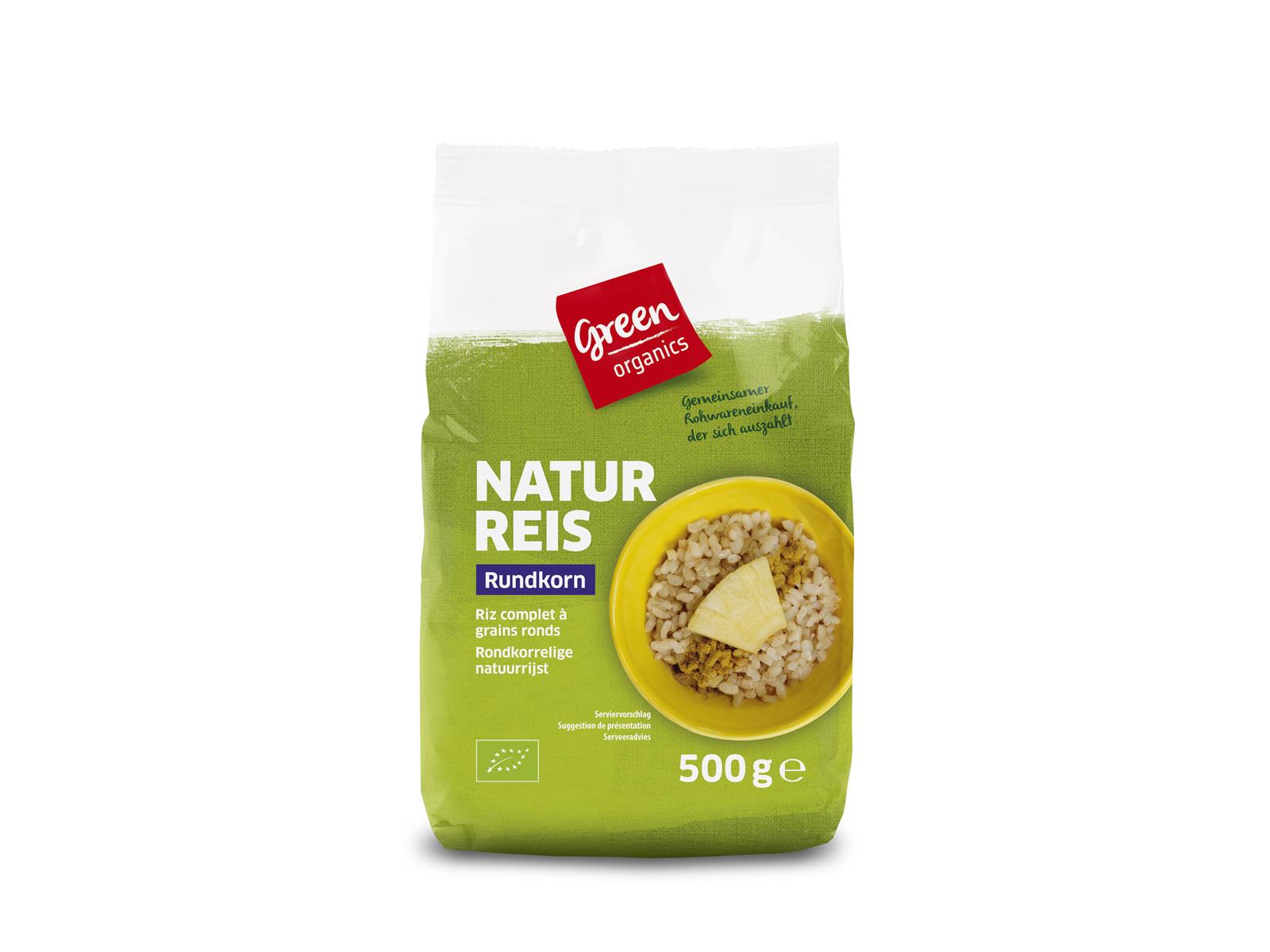 greenorganics Naturreis Rundkorn 500 g