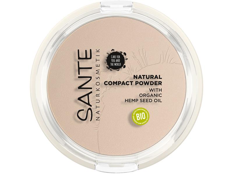 Sante Natural Compact Powder 01 Cool Ivory 9ml