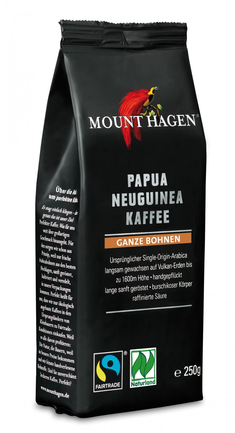 Mount Hagen Röstkaffee Papua Neuguinea ganze Bohne 250g