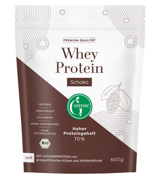 Greenic Whey Protein Mischung Schoko 600 g