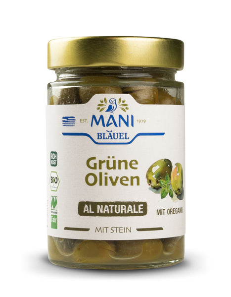 MANI® Grüne Oliven al naturale 205 g