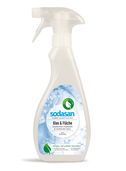sodasan Glasreiniger mit Sprühpistole 500 ml