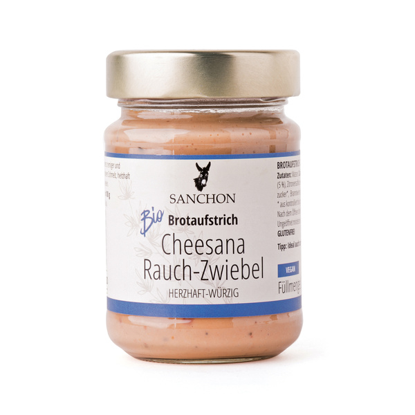 Sanchon Brotaufstrich Cheesana Rauch-Zwiebel 170 g