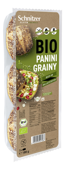 Schnitzer GLUTENFREIHEIT Panini Grainy glf 188 g