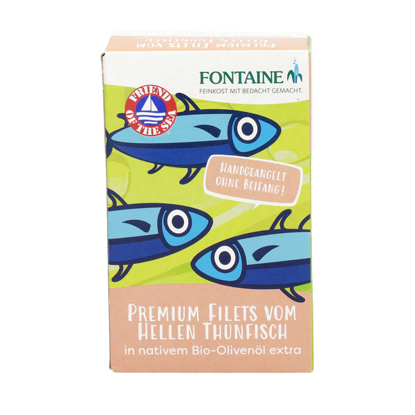Fontaine Heller Thunfischfilets in Bio-Olivenöl 120 g