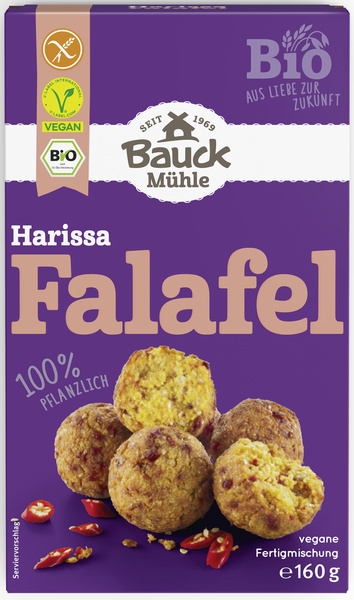 Bauck Mühle Harissa Falafel glf 160 g