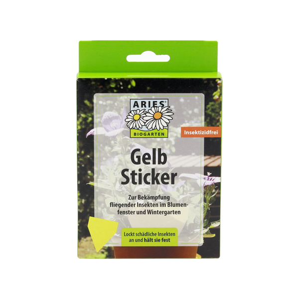 Aries Gelbsticker gegen Fluginsekten 7 Stück