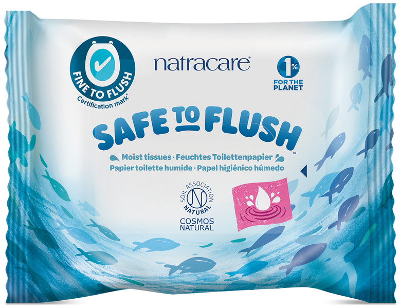 Natracare Safe to Flush - Feuchtes Toilettenpapier 30 Stück