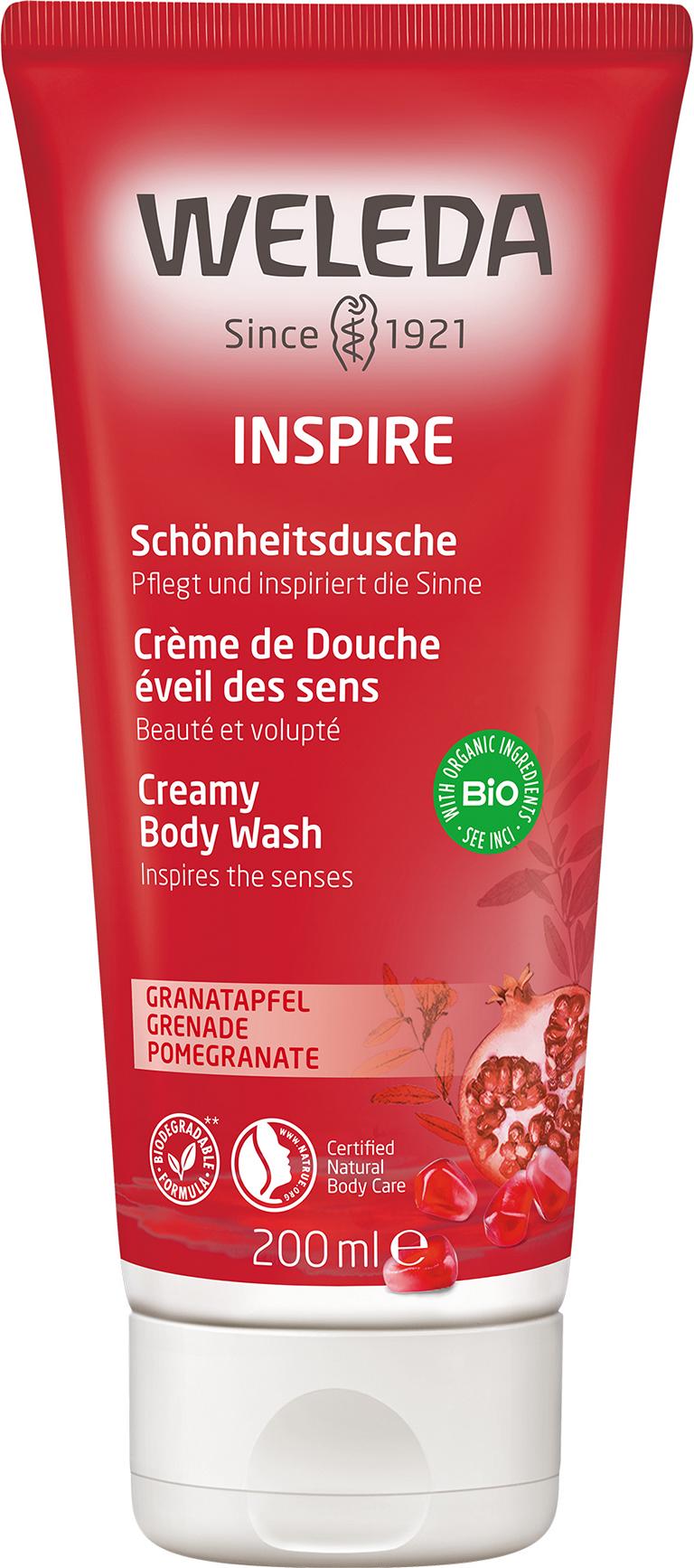 Weleda Inspire - Schönheitsdusche Granatapfel 200 ml
