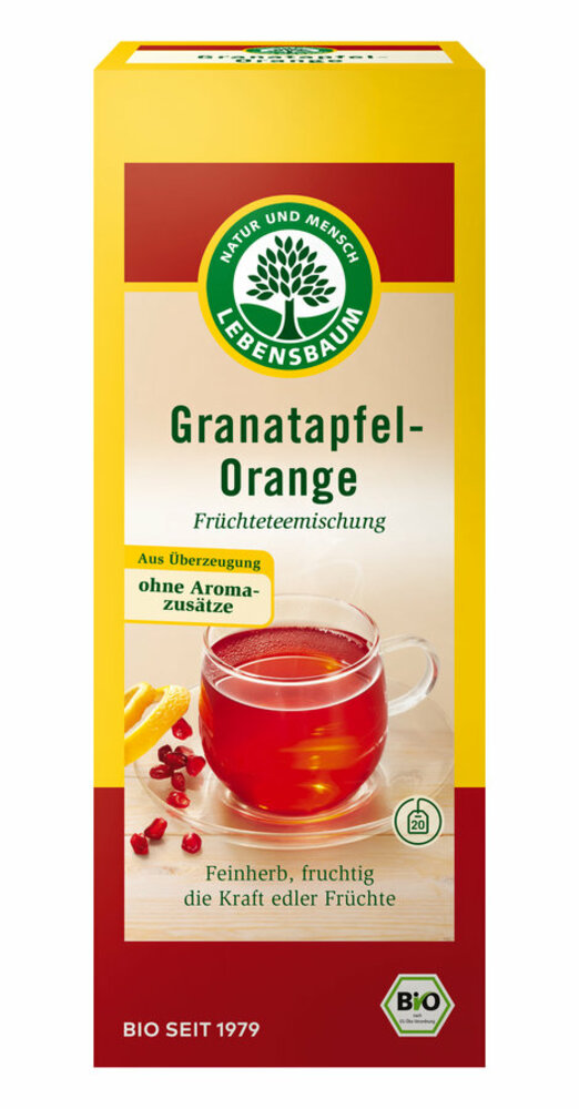 Lebensbaum Granatapfel Orange Tee 20 Btl. 40g
