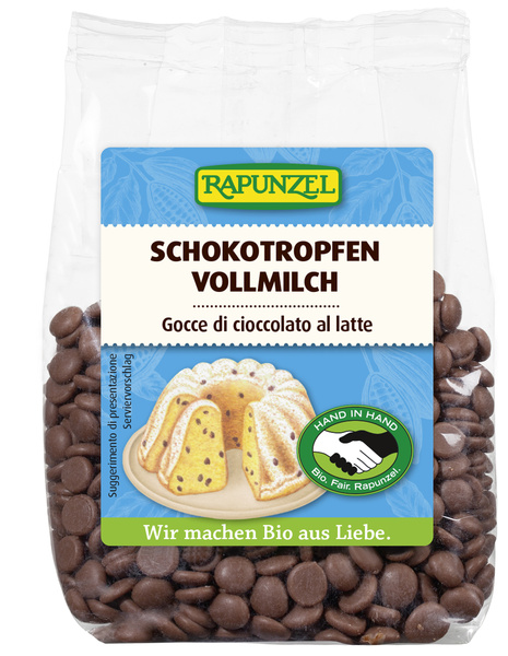 Rapunzel Schokotropfen Vollmilch 100 g