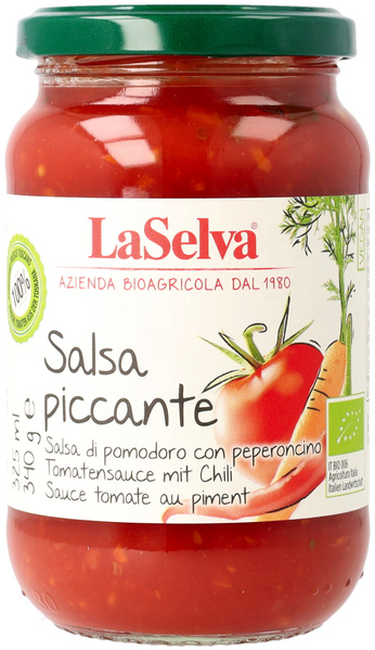 LaSelva Salsa piccante - Tomatensauce mit Chili 340 g