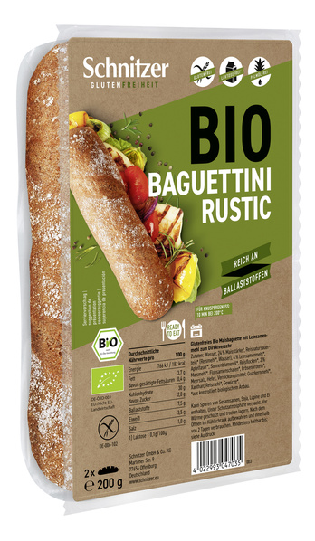 Schnitzer GLUTENFREIHEIT Baguettini Rustic glf 200 g