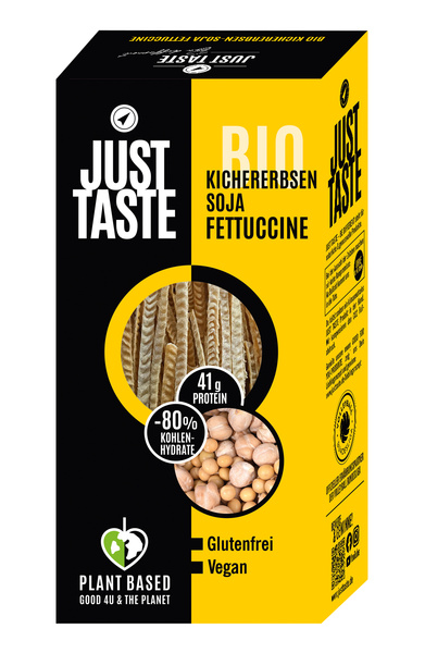 Just Taste Kichererbsen-Soja Fettuccine 250 g