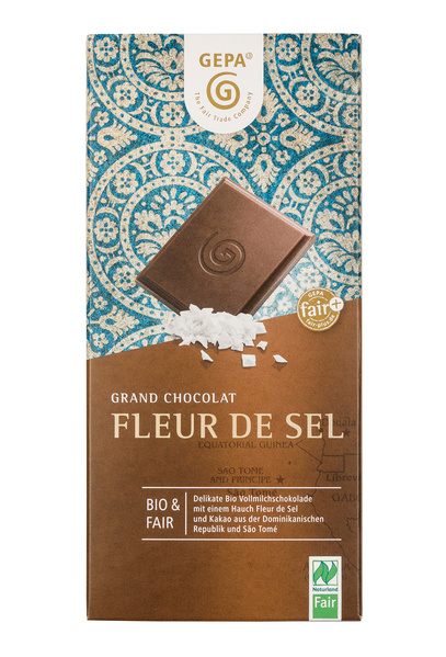 GEPA - The Fair Trade Company Grand Chocolat Fleur de Sel 100 g