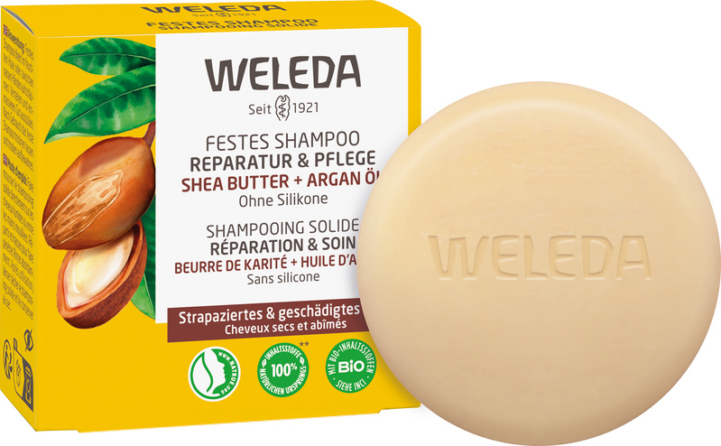 Weleda Festes Shampoo Reparatur & Pflege 50 g