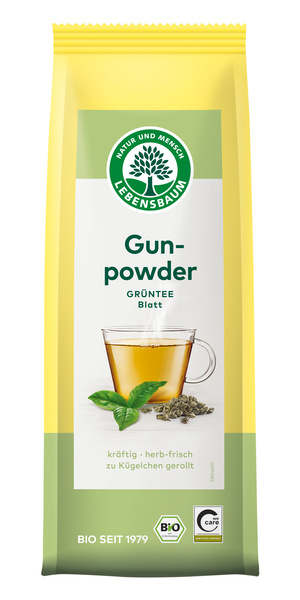 LEBENSBAUM Gunpowder Blatt Grüntee 100 g