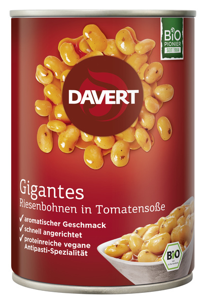 Davert Gigantes - Riesenbohnen in Tomatensauce 400 g