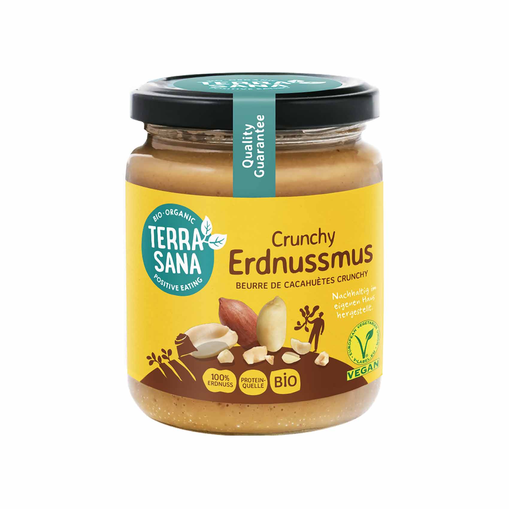Terrasana Erdnussmus Crunchy 250 g
