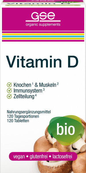 GSE Vitamin D Compact 120 Tabl.
