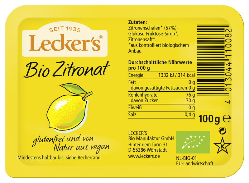 Lecker´s Zitronat 100 g
