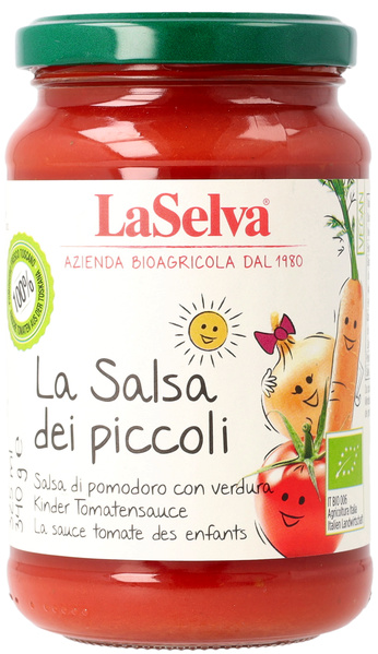 LaSelva Kinder Tomatensauce mit Gemüse - Salsa dei Piccoli 340 g