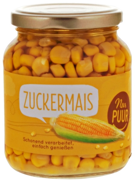 Nur Puur Zuckermais 350 g