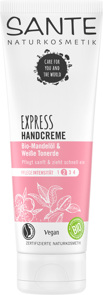 Sante Express Handcreme weiße Tonerde & Mandelöl 75 ml