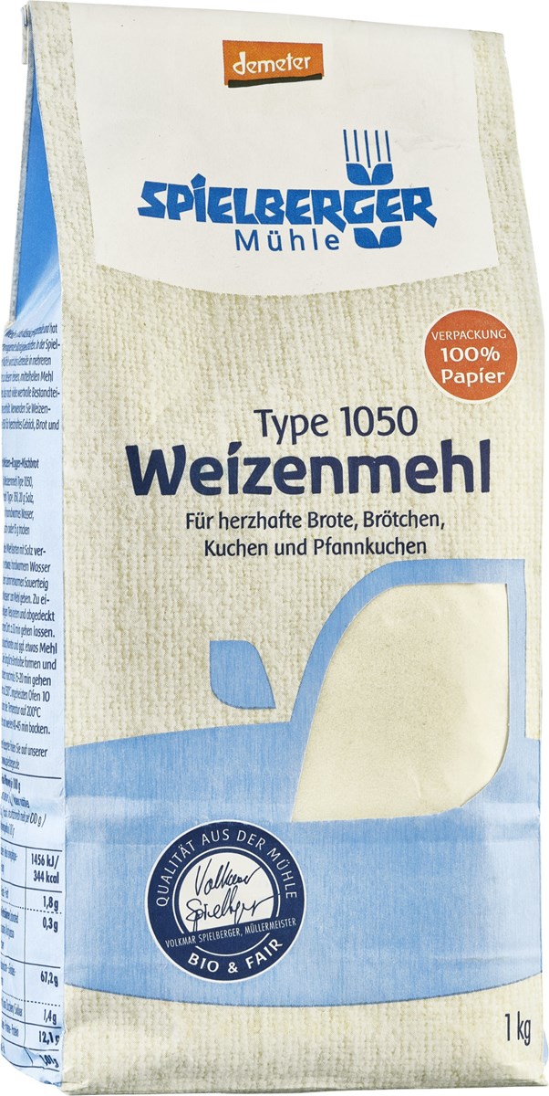 Spielberger Weizenmehl Type 1050 Demeter 1kg