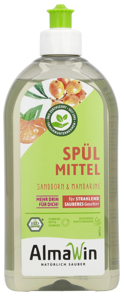 AlmaWin Spülmittel Sanddorn Mandarine 500 ml
