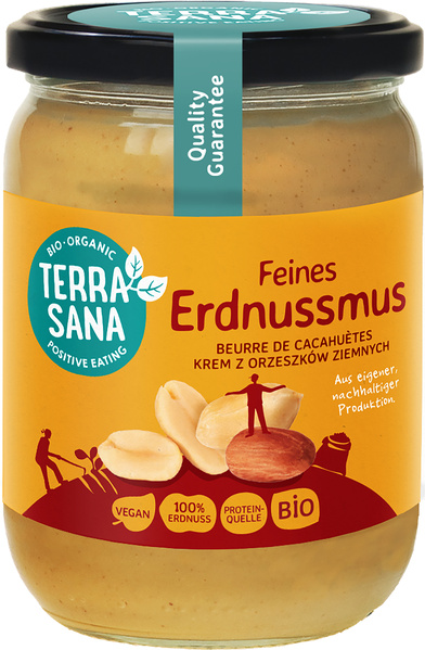 TerraSana Erdnussmus fein 500 g