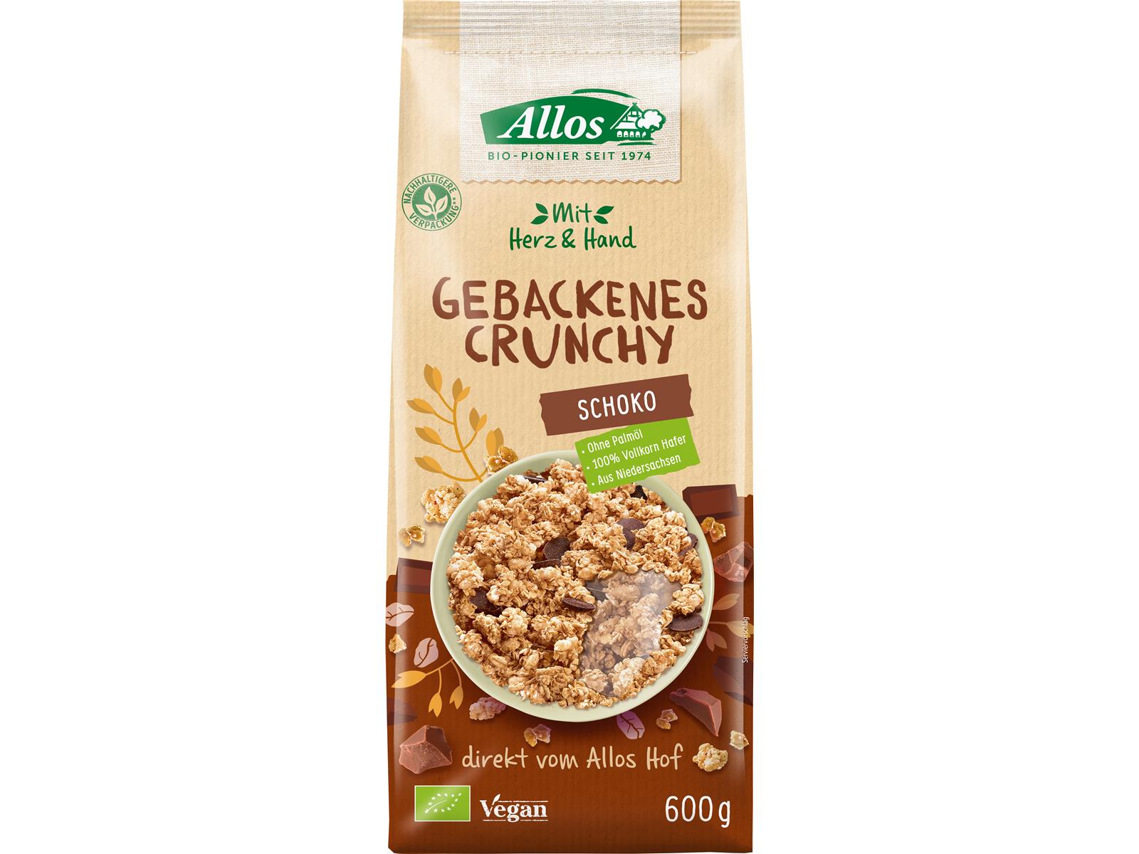 Allos Mit Herz & Hand Gebackenes Crunchy Schoko 600 g