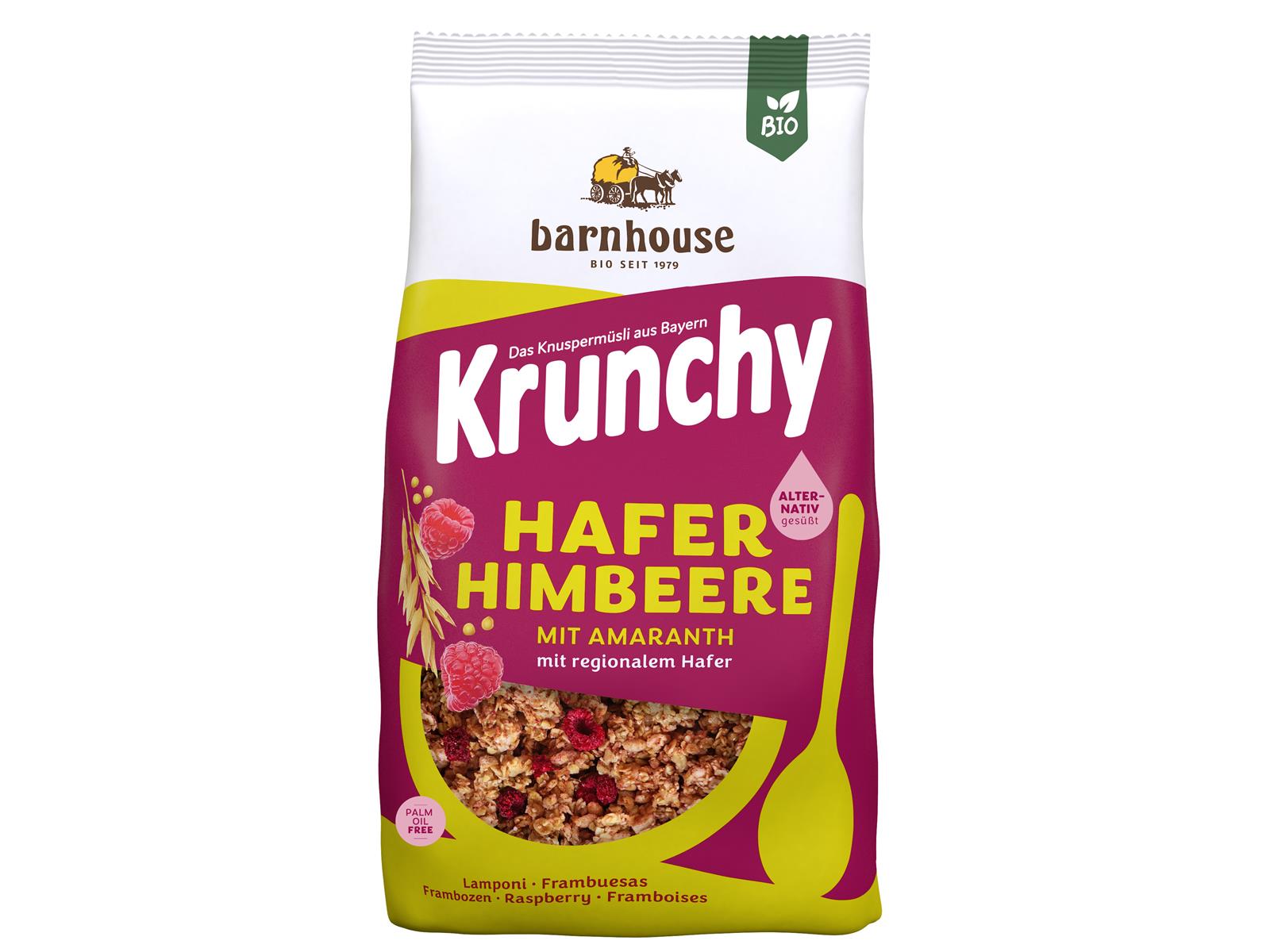 Barnhouse Krunchy Amaranth Hafer-Himbeere 375g