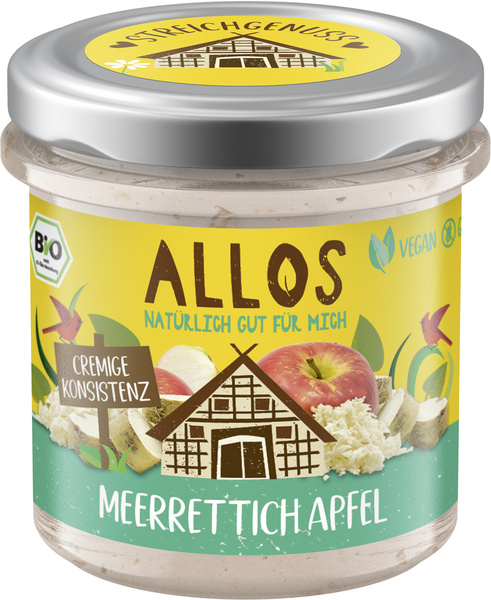 Allos Streichgenuss Meerrettich Apfel 140 g