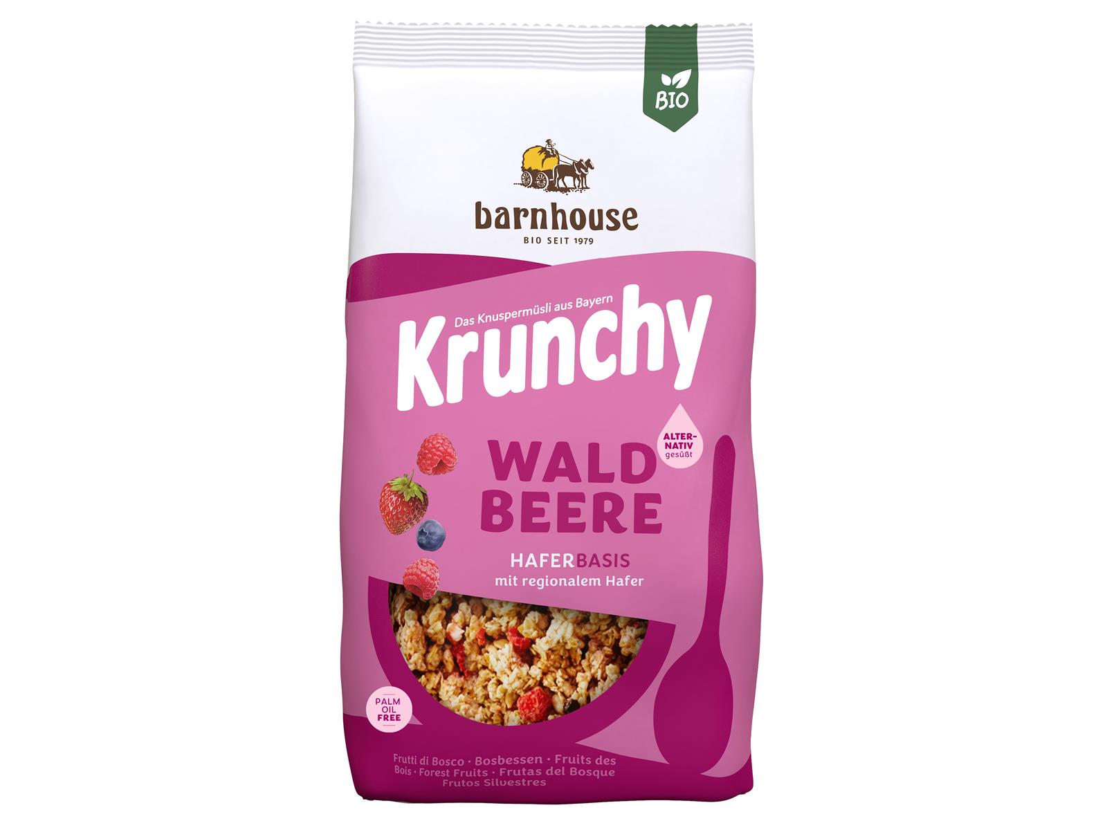 Barnhouse Krunchy Pur Waldbeere 750 g