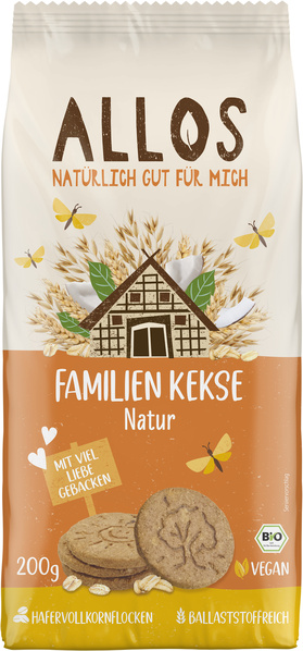 Allos Familienkekse Natur 200 g