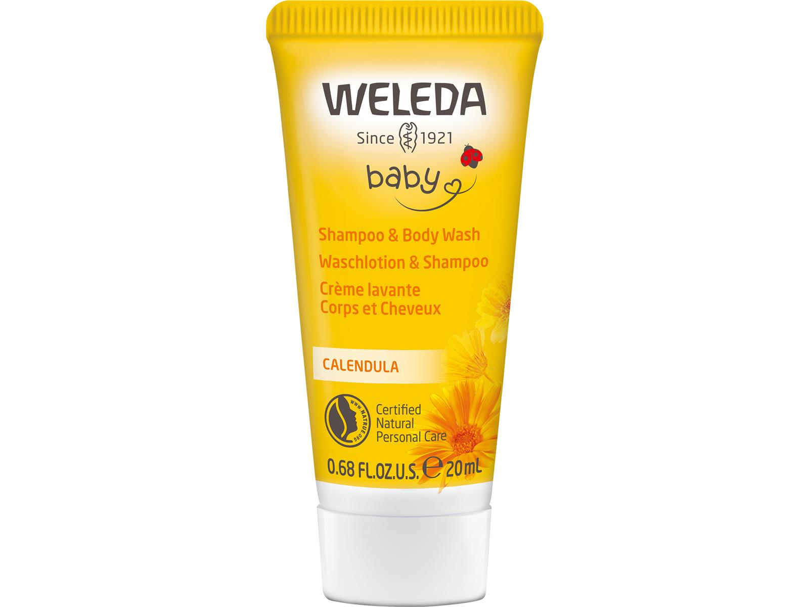 Weleda Baby & Kind Calendula Waschlotion & Shampoo 20 ml