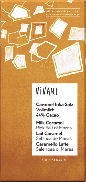 Vivani Caramel Inka Salz - m. Kokosblütenz. 80 g