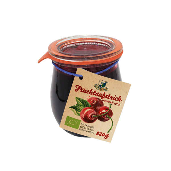Kiebitzhof Fruchtaufstrich Sauerkirsche 220 g