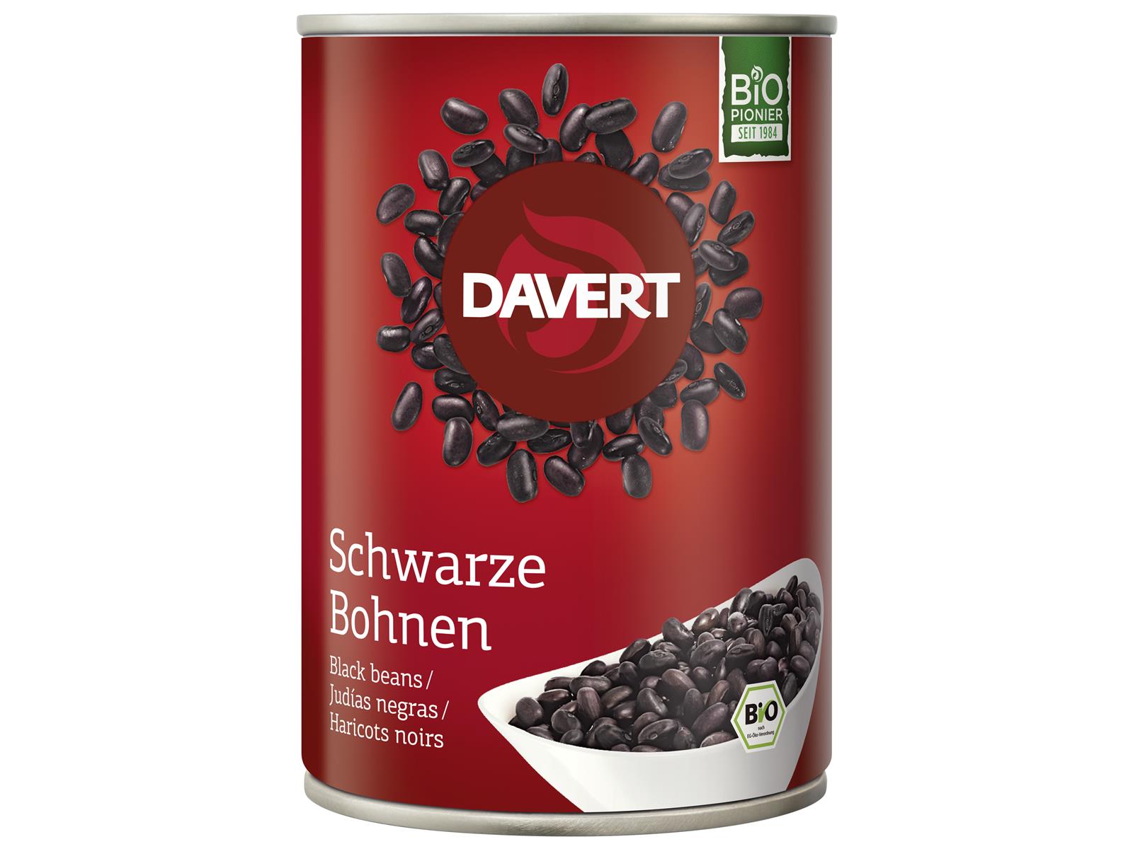 Davert Schwarze Bohnen 400 g