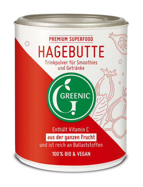 Greenic Hagebutte Superfood Trinkpulver 130g 130 g