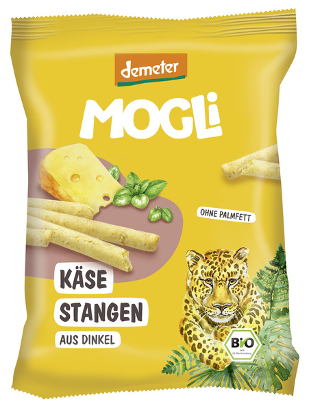 Mogli KÄSE STANGEN AUS DINKEL 75g